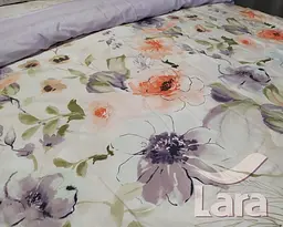 Постільна білизна LARA сатин d13129p полуторна - мініатюра 4