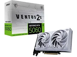 Видеокарта MSI GeForce RTX 5060 8G VENTUS 2X OC WHITE (G5060-8V2CW)