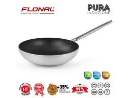 Сковорода ВОК FLONAL Pura Induction Professional 32 см (GPRWO3270) - мініатюра 2