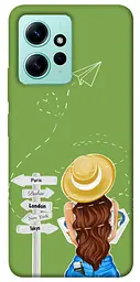 Чохол Demsky Travel girl для Xiaomi Redmi Note 12 4G