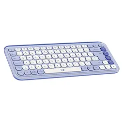 Клавiатура бездротова Logitech Pop Icon Keys Lilac (920-013074) - мініатюра 2