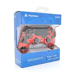 Бездротовий геймпад для PS4 SONY Wireless DUALSHOCK 4 (Haki/Red), 3.7V, 500mAh, Blister - мініатюра 3