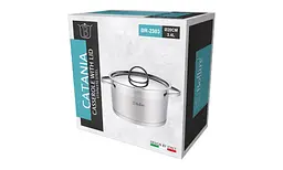 Каструля з нержавіючої сталі із кришкою CATANIA BOLLIRE 20 см 3.4 л - мініатюра 2