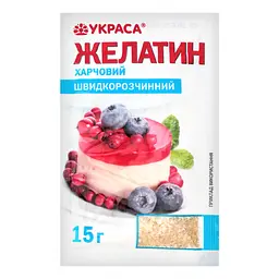 Желатин Украса швидкорозчинний, 15 г (730619) - мініатюра 2