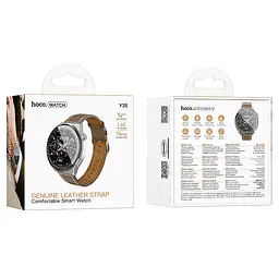 Смарт-годинник Hoco Y35 36mm, 250 mAh, IP67 Smart sports watch (call version) Silver (6942007663656) - мініатюра 2