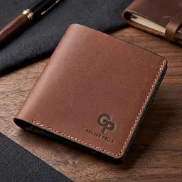 Компактне портмоне унісекс з накладною монетницею Grande Pelle 11238 коричневий