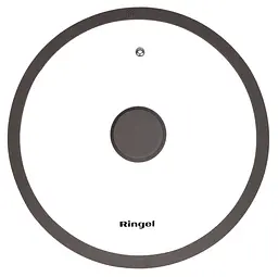 Кришка RINGEL Universal silicone 24см з силіконовими ободками та отвором для пару