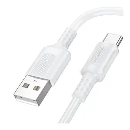 Кабель синхронізації Borofone BX111 3A USB-A to Type-C 1 м White (35628_3462271) - мініатюра 2