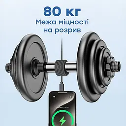 Кабель Choetech XCC-1052 Black USB-C to USB-C Magnetic PD3.1 240W 1.2m (43-00129) - мініатюра 9