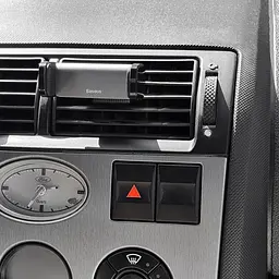 Тримач в машину Baseus Steel Cannon Air Outlet Car Mount чорний (30494) - мініатюра 4
