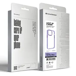 Чохол ArmorStandart UNIT2 для Apple iPhone 12 Pro Max Lavender - мініатюра 4