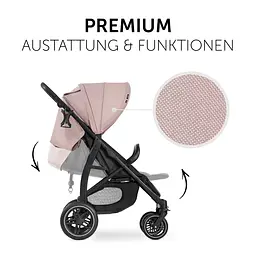 Коляска прогулянкова Hauck Rapid 4D Dusty Rose - мініатюра 5
