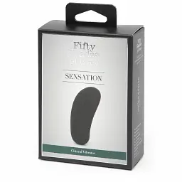 Вібратор для клітора Fifty Shades of Grey Sensation, 8 см чорний - мініатюра 5