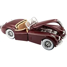 Автомодель Bburago Jaguar XK 120 1951 1:24 Cherry (18-22018) [119068] - мініатюра 7
