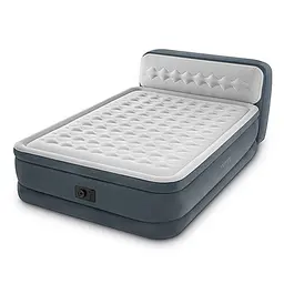 Надувне ліжко Intex  Dura-Beam Deluxe двоспальне з вбудованим насосом 220-240V