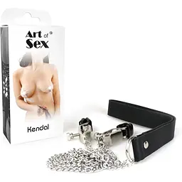 Затискач для сосків з повідцем Art of Sex - Kendal - мініатюра 4