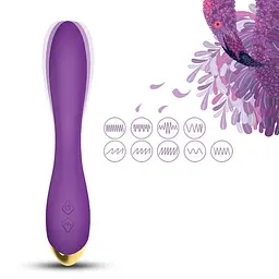 Вібратор B - Series Joy Flamingo, 22.2 см (фіолетовий) - мініатюра 5