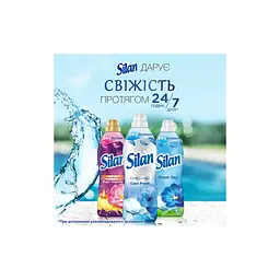 Кондиціонер для білизни Silan Fresh Control Cool Fresh 1100 мл (9000101585247) - мініатюра 4