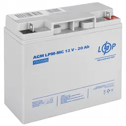 Акумулятор LogicPower LPM-MG 12V - 20 Ah AGM мультигелевий - мініатюра 2