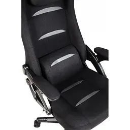 Геймерське крісло GT Racer X-5993-1 Fabric Black [166935] - мініатюра 8