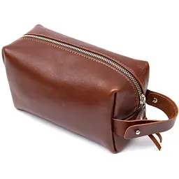 Чоловіча шкіряна косметичка GRANDE PELLE 18х10х8 см acs0018590 - мініатюра 2
