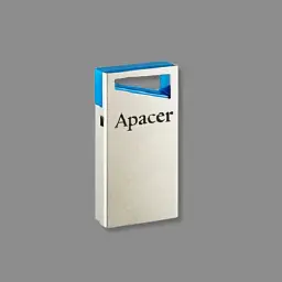 Флешка металева Apacer AH155 64 Gb Usb 3.2 сріблясто синя - мініатюра 4