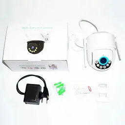 IP камера відеоспостереження RIAS N806 (iCSee APP) Wi-Fi 2MP вулична з віддаленим доступом White - мініатюра 6