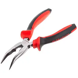 Довгогубці вигнуті Intertool 160 мм фосфат NT-0146