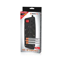 Мережевий фільтр живлення REAL-EL RS-10 Protect, 3m, black (EL122300039) - мініатюра 8