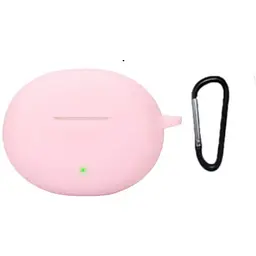 Чохол-накладка DK для Oppo Enco Air 4 Pro | Silicone Candy Friendly з карабіном (017987) (pink)