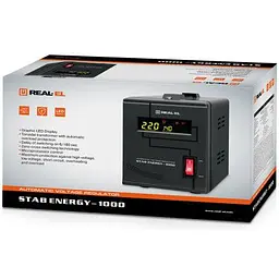 Стабілізатор Real-El STAB ENERGY-1000 (EL122400012) - мініатюра 7