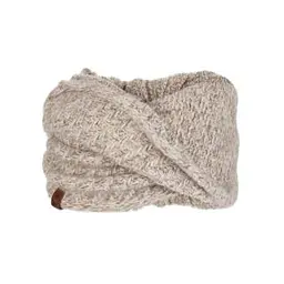 Шарф Buff Knitted Wrap Agna Бежевий