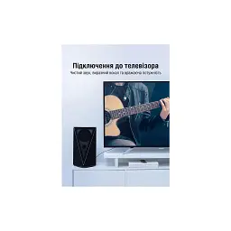 Кабель мультимедійний 1xRCA M to 1xRCA M 1.5m digital black Vention (VAB-R09-B150) - мініатюра 5
