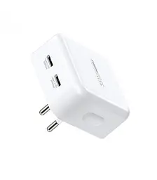 Мережевий зарядний пристрій Remax 35W PD + QC Fast Charger Білий (RP-U87)