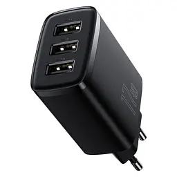 Зарядний пристрій Baseus Compact, 3xUSB-A, чорний (CCXJ020101) - мініатюра 4