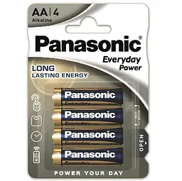 Батарейка Panasonic LR6REE/4BP EVERYDAY POWER лужна AA блістер 4 шт.