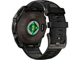 Спортивний годинник Garmin Fenix 8 47mm Solar Sapphire Carbon Gray DLC Titanium w. Black/Pebble Gray S. Band (010-02906-10/11) - мініатюра 8