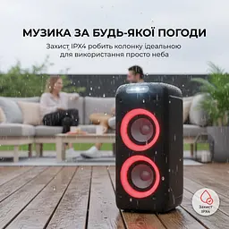 Портативна колонка Sharp Party Speaker PS-949 Black - мініатюра 3