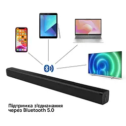 Саундбар Samtronic SM2112 40 Вт Чорний - мініатюра 4