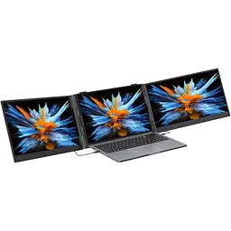 Монітор Blackview 14" DCM6 Dual Screen Portable monitor 3 in 1 Grey Black FHD IPS 60Hz (BVDCM6) - мініатюра 3