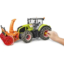 Іграшкова машинка Bruder Трактор Claas Axion 950 для прибирання снігу 1:16 (03017) - мініатюра 9
