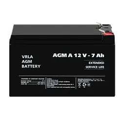 Акумулятор для сигналізації AGM А 12V - 7 Ah - мініатюра 2