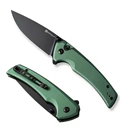 Ніж складаний Sencut Serene S21022B-5 зелений, чорне лезо