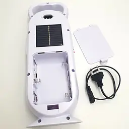 Акумуляторний LED ліхтар та 2 COB лампи прожектор з сонячною панеллю USB вихід та функція Power bank Feiteng 7122 - мініатюра 3
