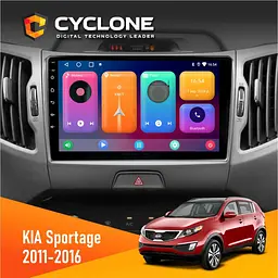 Штатна магнітола KIA Sportage 3 2011-2016 CAN Cyclone C9-001 2x32 CPL Cyclone (НФ-00002419)