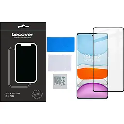 Захисне скло BeCover для Xiaomi Redmi Note 13 Black (710363) - мініатюра 2