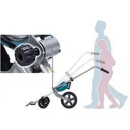 Травокосарка (сінокосарка) акумуляторна Makita UG001GZ (50 см, BL, XGT, без акумуляторів та зарядного пристрою) - мініатюра 8