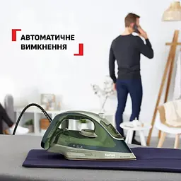 Праска Tefal Energy Power 1500 Вт 270 мл зелена (FV6884E0) - мініатюра 10