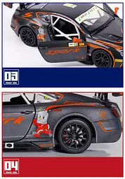 Модель металева Bentley Continental GT3 Concept 1:24, світло та звук Автопром - мініатюра 7