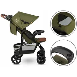 Коляска прогулянкова Lionelo Emma Plus Forest Green (LO-EMMA PLUS FOREST GREEN) - мініатюра 6